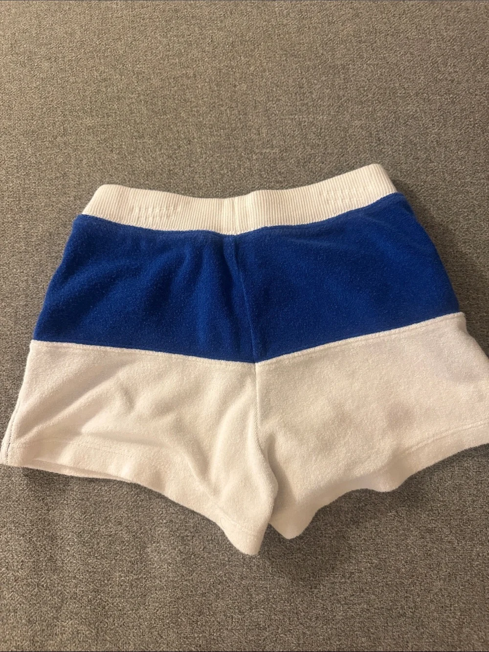 3/$15- Ralph Lauren Polo Colorblock Terry Shorts - Blue & White